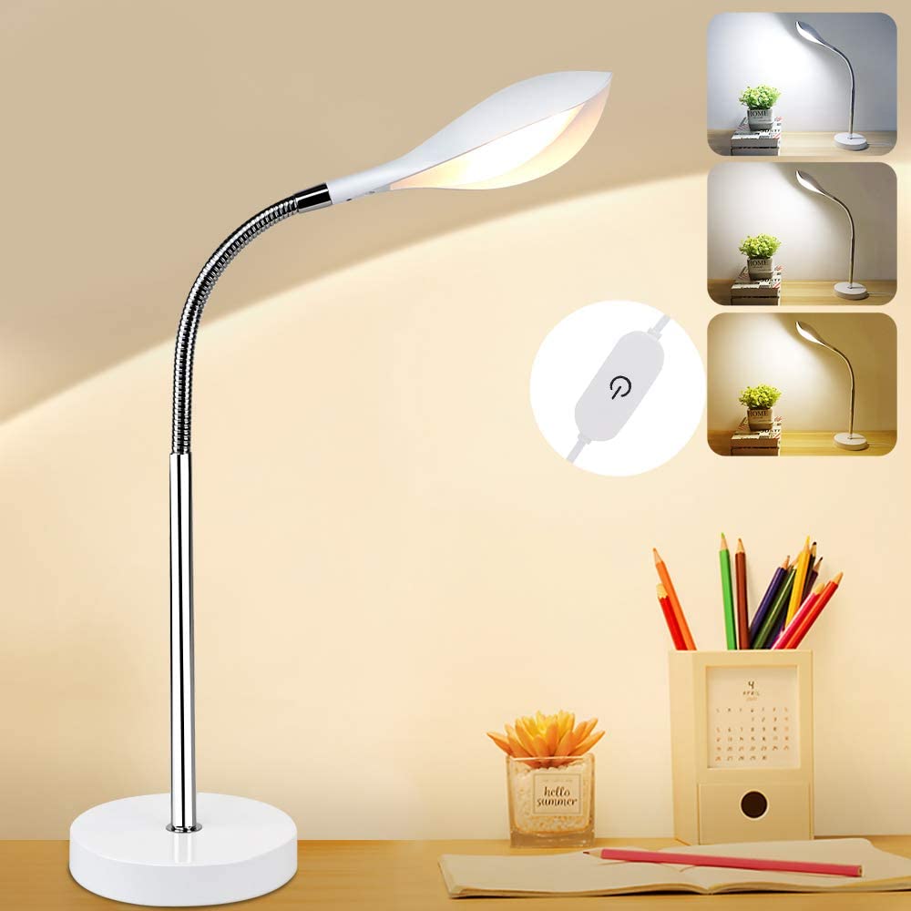 Led Clip-on Lampe de lecture Dimmable Eye Protection Lampe de table
