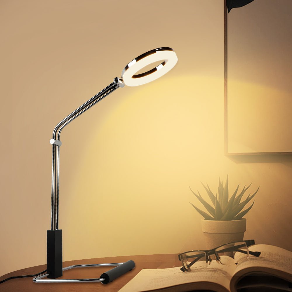 LED Table Night Lights, Desk Table Lamp Wireless PIR Motion Sensor Retro Bed Desk Motion-Activated Lamps PIR Motion / Light Sensor Battery Powered for