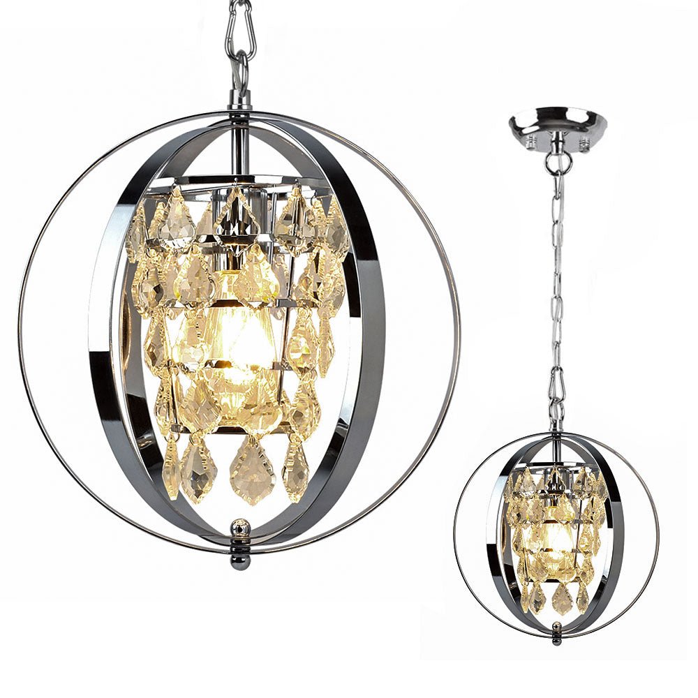 Chrome orb jewelled flush fitting sales