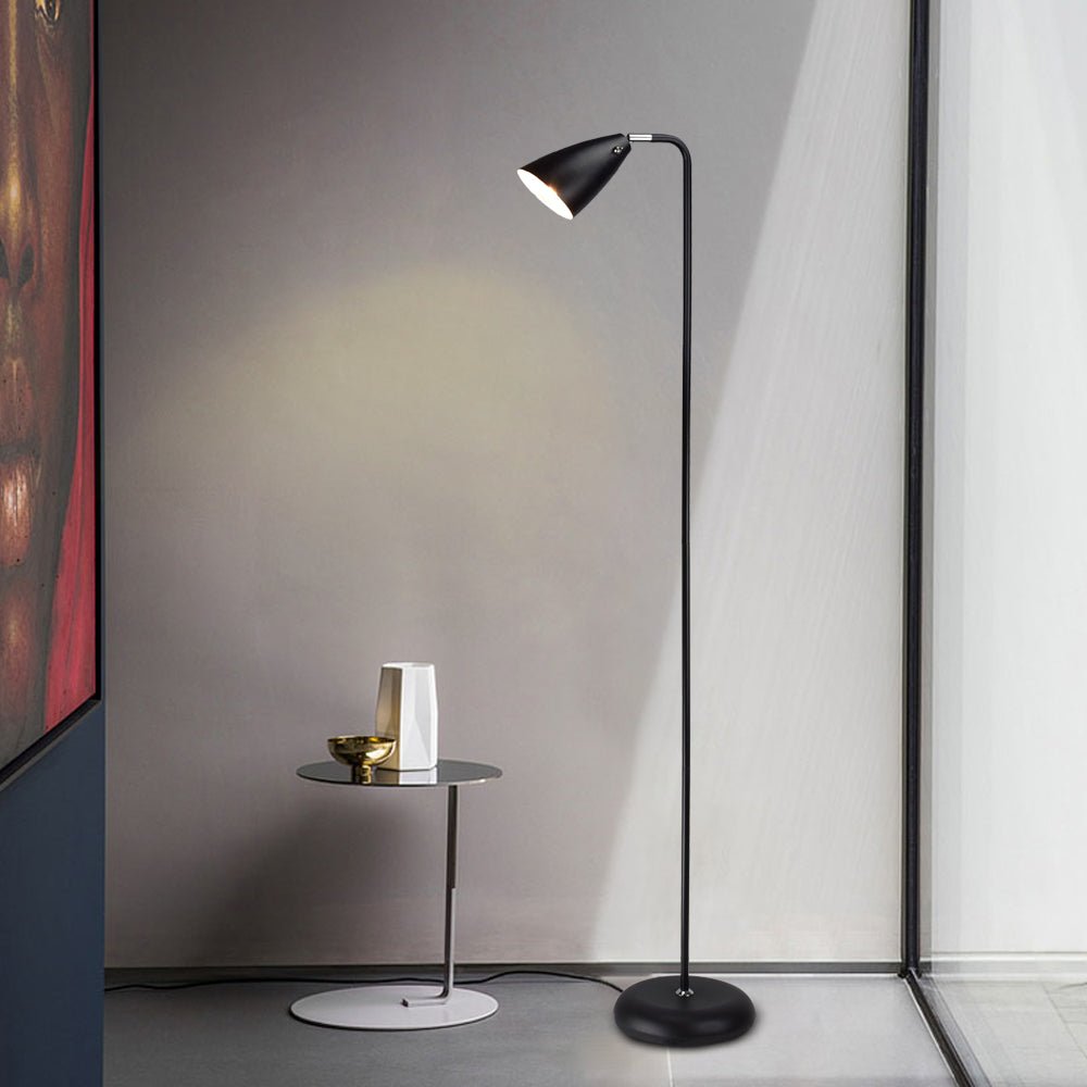 Depuley Modern Reading Floor Lamp, Crafts LED Floor Lamps with Adjustable  Neck, 3000K Warm White, Super Bright LED Floor Task Light for Living